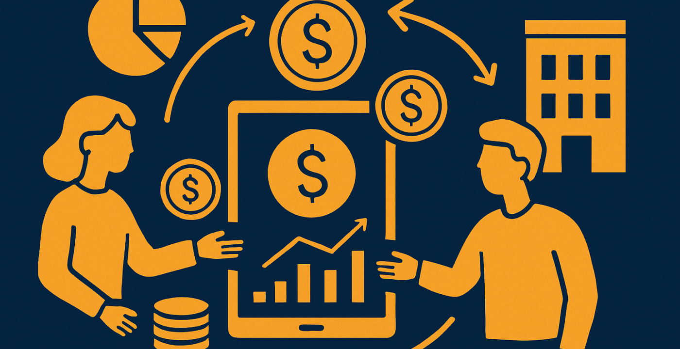 Illustration zum Thema P2P Lending in Deutschland